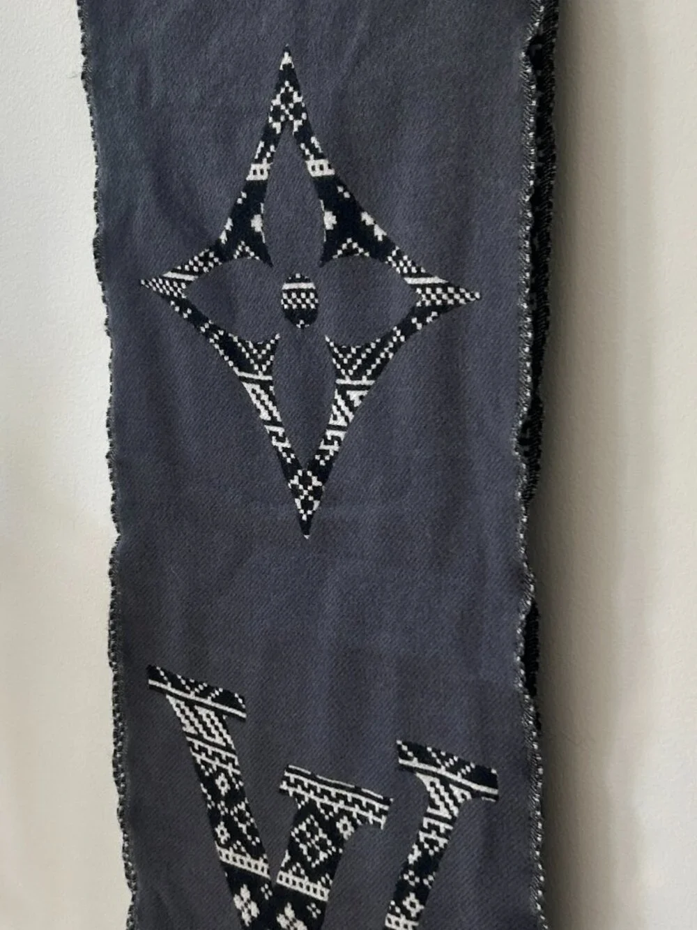 Special Edition Louis Vuitton Monogram Keffiyeh Scarf